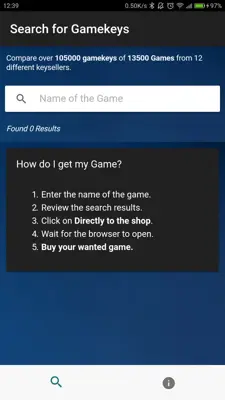 Gamekey Vergleich android App screenshot 0