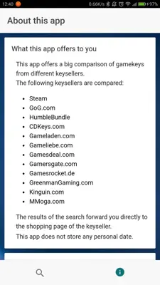 Gamekey Vergleich android App screenshot 3